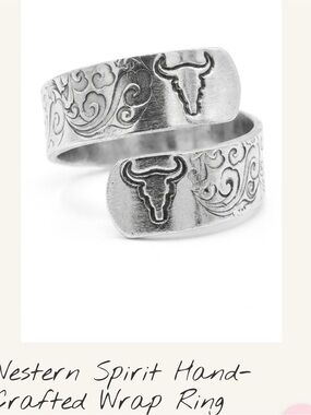 Handcrafted Western Wrap Ring